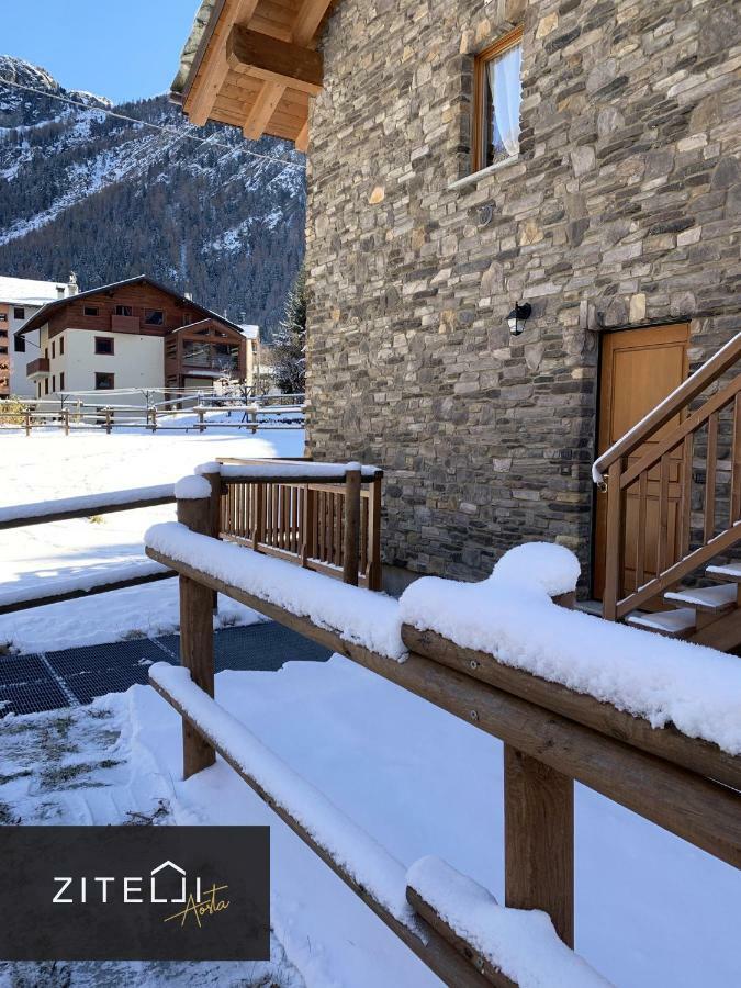 Zitelli Aosta Villa Cogne Eksteriør bilde
